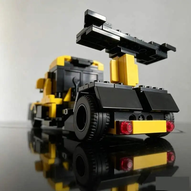 NEW 598Parts MOC Dump Truck Model Custom Puzzle Construction Vehicle DIY Assembly Educational Toy Building Blocks Popular Gifts