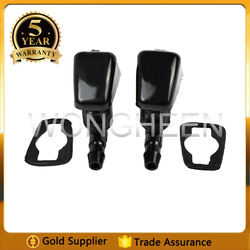 68260443AA 55079049AA 2Pcs Windshield Washer Nozzle Jet Front For Jeep Grand Cherokee 2011 2012 2013 2014 2015 55372143AB