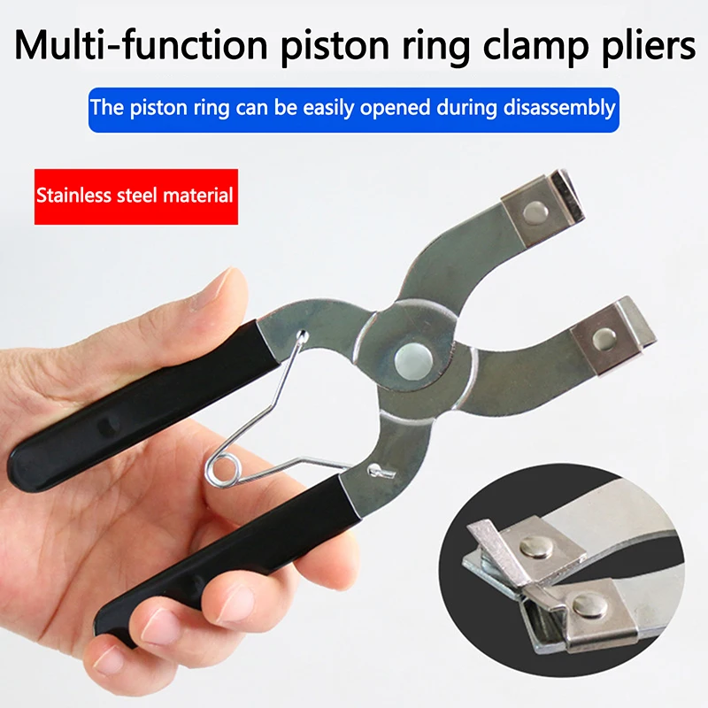 Piston Ring Installer Piston Ring Plier Piston Ring Compressor Tool Car Engine Vehicle Maintenance Clamp Expander Plier