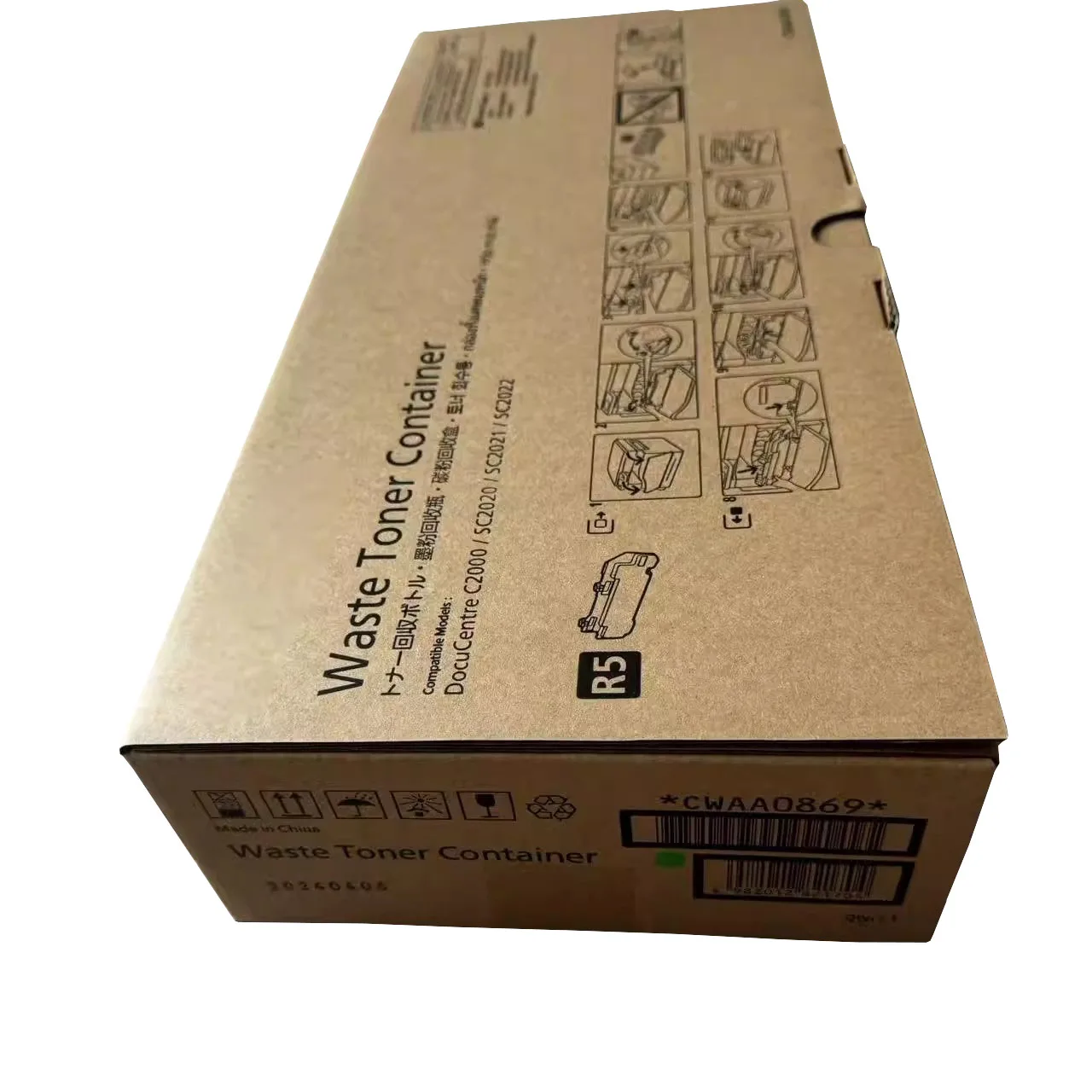 CWAA0869 Original New Waste Toner Container for Xerox DocuCentre C2000 SC2020 SC2021 Sc2022