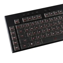 YMDK Black Transparent PC Material Backlit Keycap DIY Compatible for Logitech G813 G815 G913 G915 G913 TKL G915 TKL Keyboard
