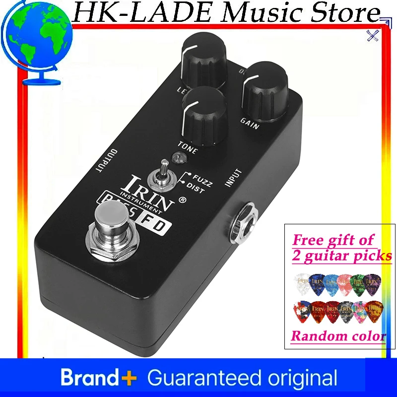 IRIN RS-22 BASS FD المؤثر الغيتار الكهربائي باس تأثيرات دواسة مقشر سبائك الألومنيوم الغيتار الكهربائي باس الملحقات #1