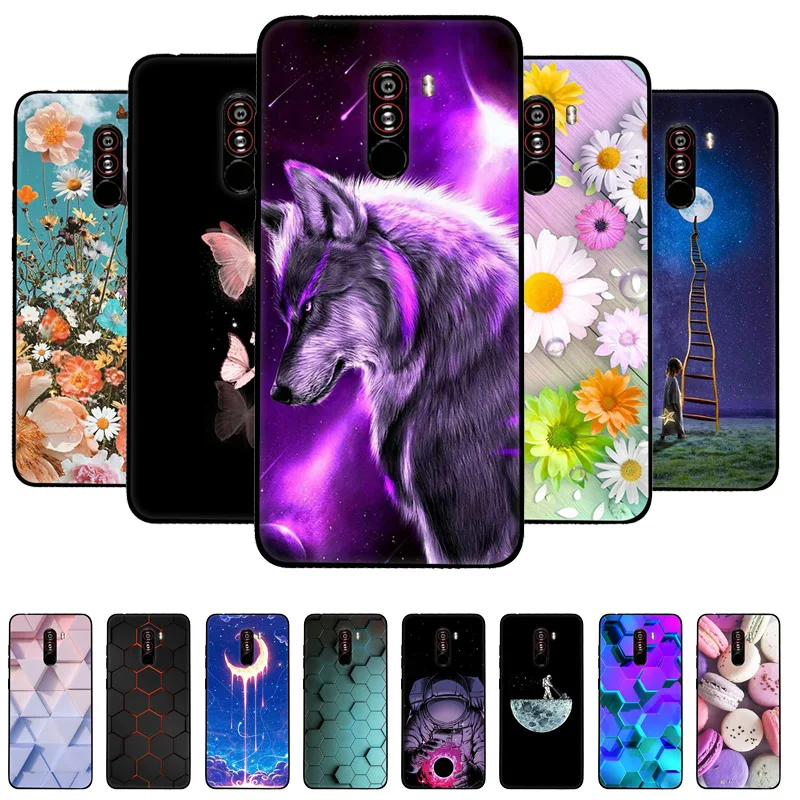 

Phone Cases for Xiaomi pocophone f1 soft silicone matte TPU cases for poco phone f1 back cover Pocofone F1 6.18" fundas coque