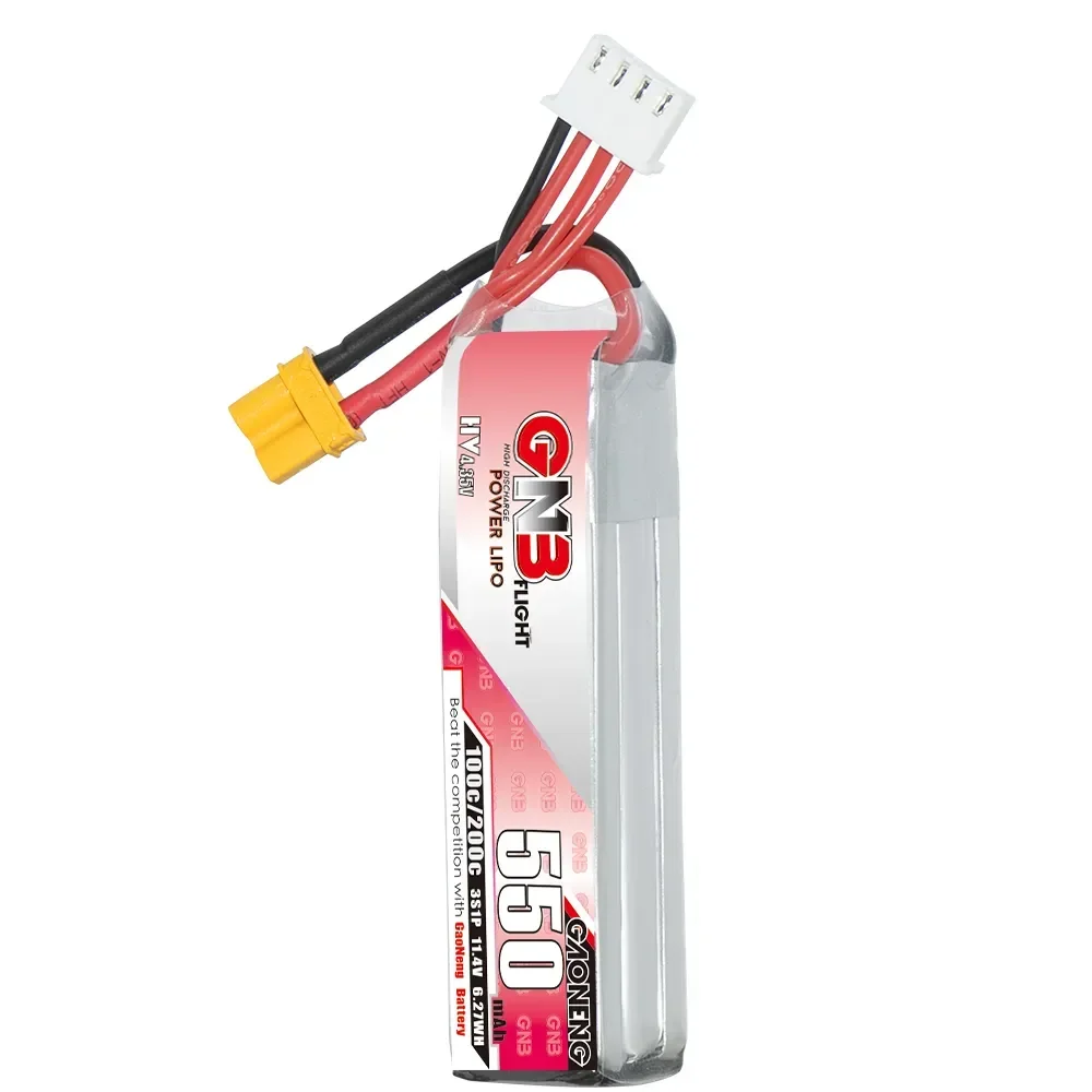

GNB 3S 550mAh 100C/200C 11.4V Lipo Battery Rechargeable Battery For RC Car Boat RC Helicopter Quadcopter FPV Racing Drone