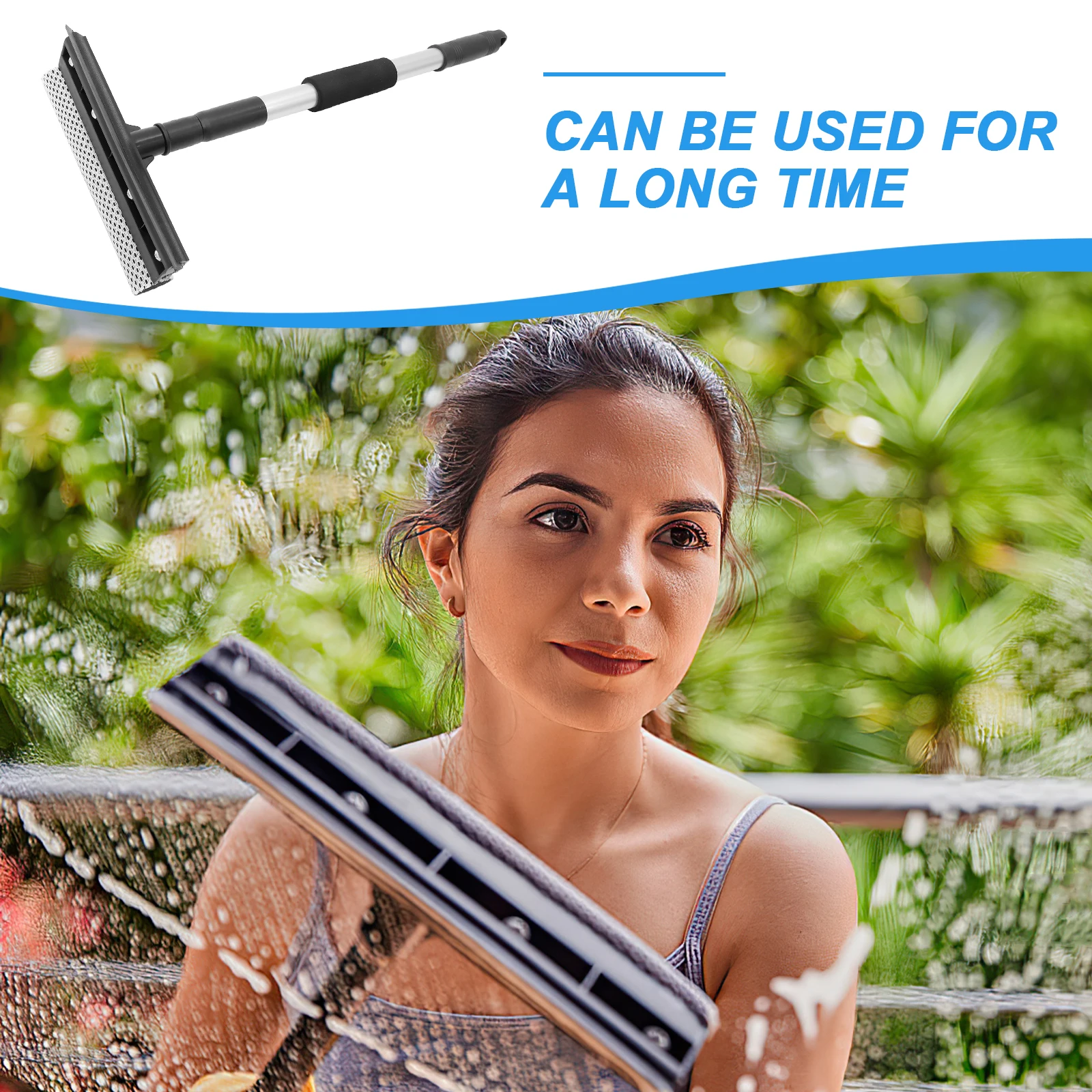 

Squeegee Telescopic Handle Window Brush Windshield Cleaning Wiper Car Auto Scrubber Washer Mirror Window Wiper home clean Tool