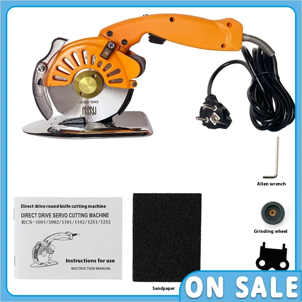 100 110 125 Type Direct Drive Electric Circular Knife Cutting Machine Brushless Adjustable
