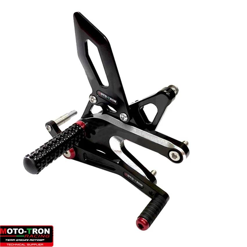 MOTO-TRON Motorcycle CNC Adjustable Rear Set Rearsets Footrest Foot Rest  For Triumph trident 660 2021-2024