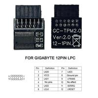 TPM 2.0 Module Encryption Security Module Remote Card Supports 12 14 18 20 Pin For ASUS/ MSI/GIGABYTE Multi-brand Motherboard
