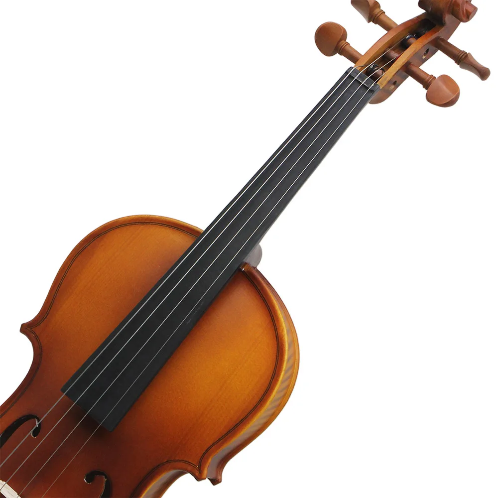 Ebenholz Violine Griffbrett handgefertigt Mehrzweck Massivholz 1/2 3/4 4/4 Saiteninstrument Zubehör – Detail 3