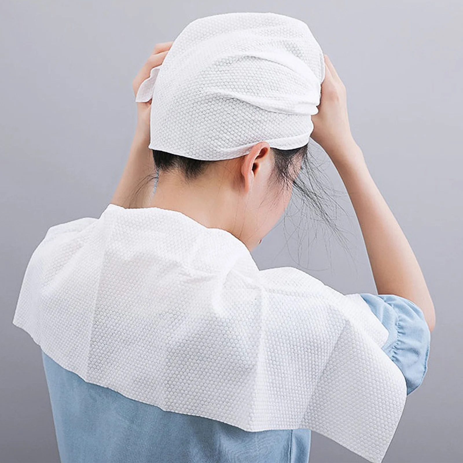 

Disposable Wood Pulp Towel Pedicure Accessory White Water Absorbent Wipes Towels
