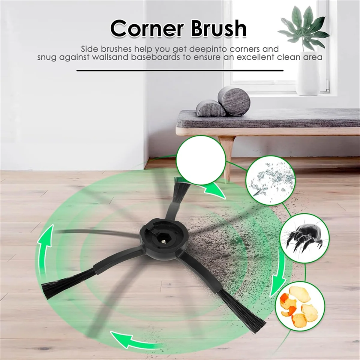 Escova lateral fzfz para s8 maxv ultra s8 max ultra q s7 série s7 + s7 maxv ultra s8 pro ultra s8 s8 + max + peças