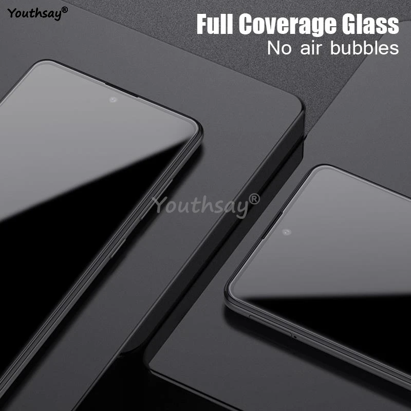 6in1 Glass For Poco M6 Full Cover Tempered Glass Xiaomi Poco M6 Screen Protector HD Protective Phone Lens Film For Poco M6 4G