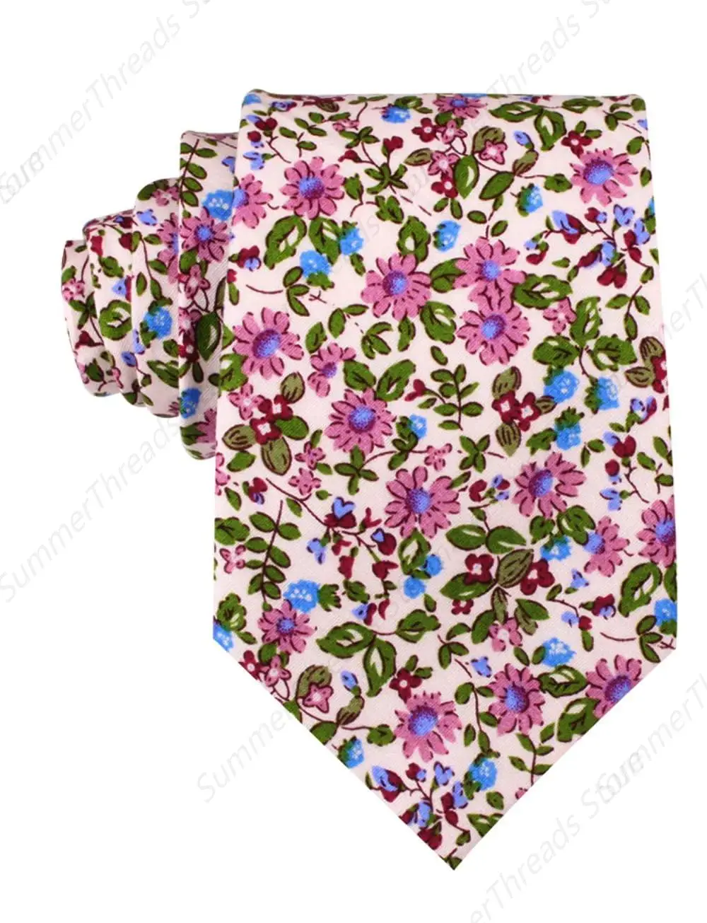 Paradis Floral Necktie Casual Ties for Men - Perfect Neck Tie for Groomsmen Wedding Ties or Formal Occasions - Ideal Gifts