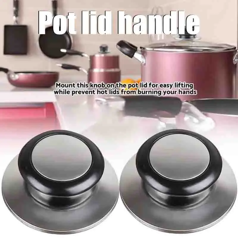

1-10 PCS Pot Cap Top Bead Replaceable Universal Pot Lid Handle Kitchen Accessories Heat-Resistant Pot Lid Handle Glass Pot Head