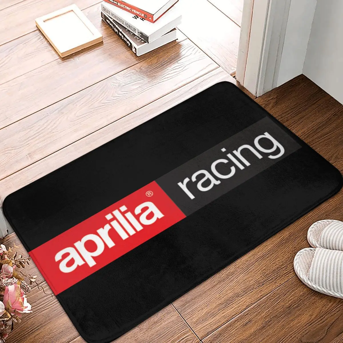 Aprilia Racing Channel Anti-slip Doormat Floor Mat Absorbent Mat Carpet Rug for Kitchen Entrance Home Bedroom Footpad Mats