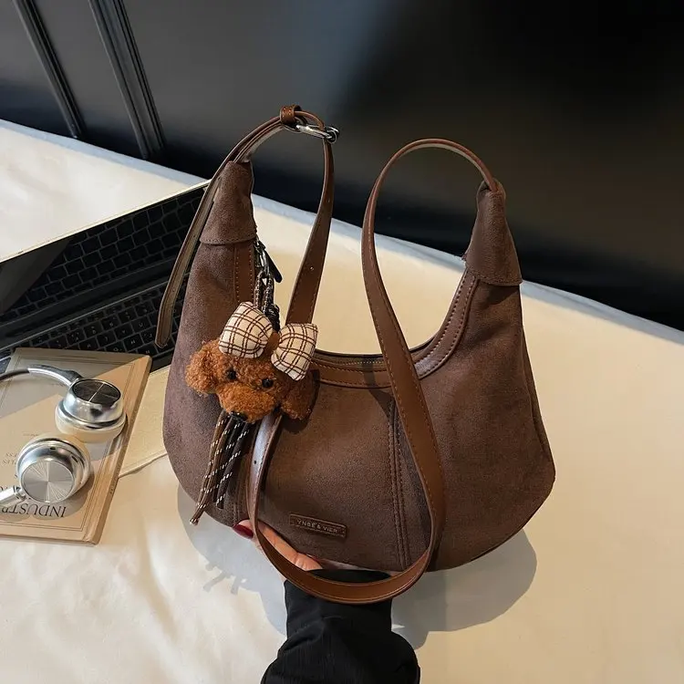 

Новая ретро-сумка-пельмень 2026 года для женщин: простая, роскошная, изысканная, универсальная сумка через плечо/кроссбоди