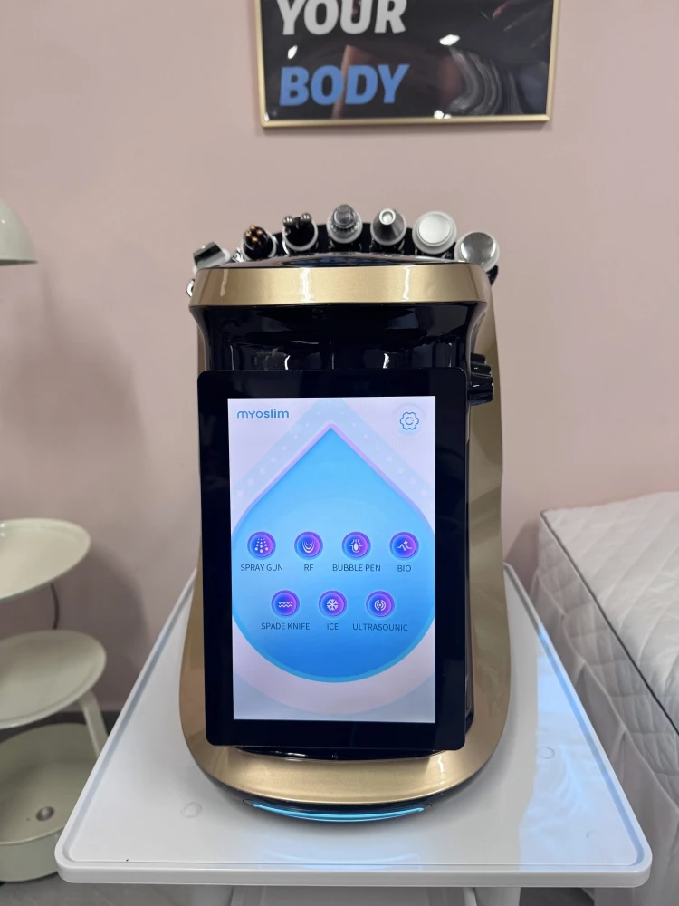 Hot Sale New Water Mill Sand Oxygen Ice Blue Intelligent Water Knife Peeling Small Bubble Ski Facial Mask Beauty Equipment