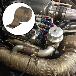 Motorcycle Exhaust Glass Fiber Heat Insulation Cloth Roll With White Black Gold Insulation Cotton Protection Parts