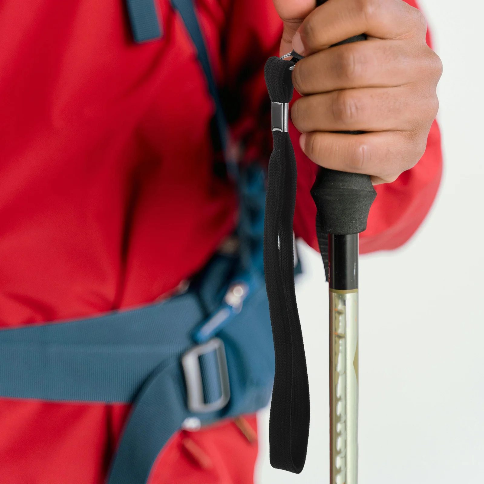 

10pcs Cane Wrist Band Anti-Lost Adjustable Elastic Strap For Walking Sticks Trekking Poles Hiking Camping Accessories