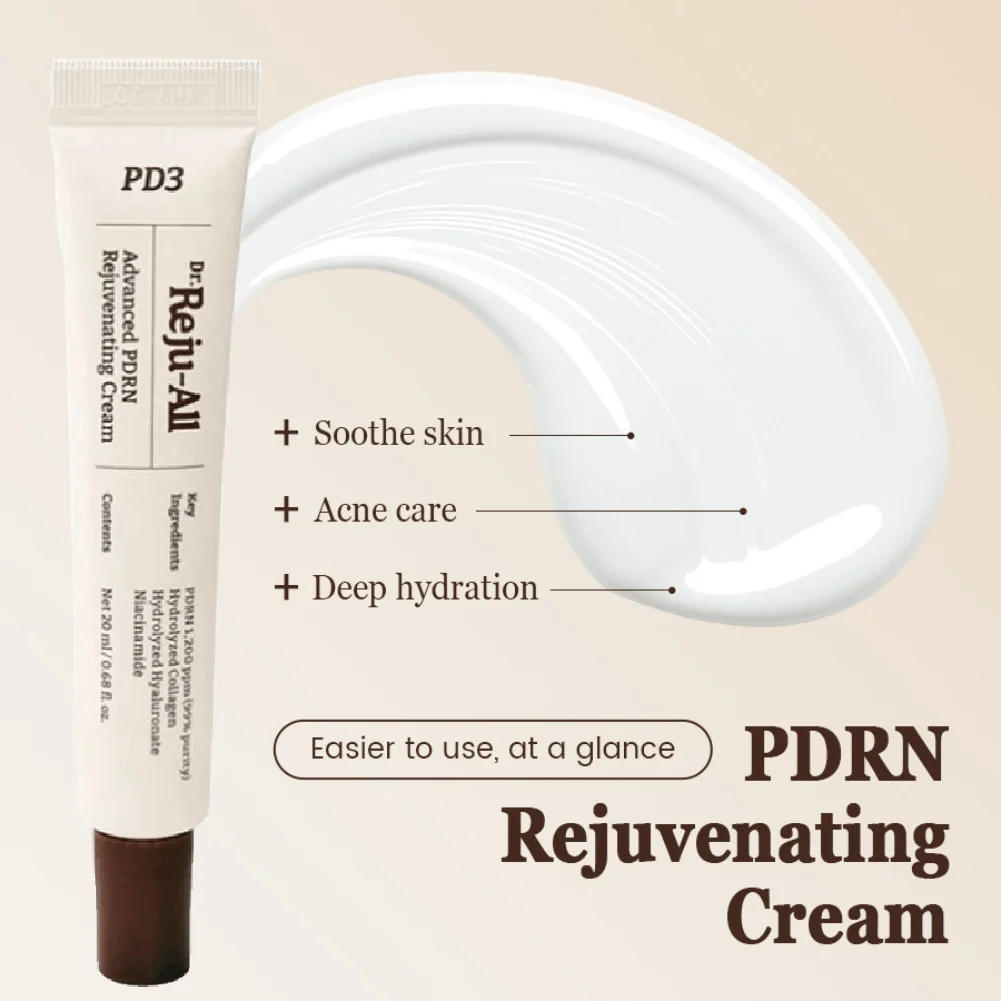 Korean PDRN Regenerating Peptide Face Cream Skincare Deep Hydration Anti Wrinkle Lifting Firming Gentle Mineral Oil Free SkinCar