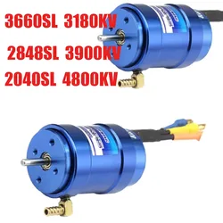 Hobbywing 2040SL 3180KV /2848SL 3900KV /3660SL 4800KV Brushless Motor Water-cooling For RC Boat