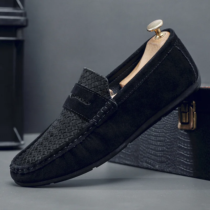 

Men Casual Shoes Breathable Comfort Slip-on Mens Driving Shoes Luxury Brand Men Loafers Mens Lazy Shoes Moccasin