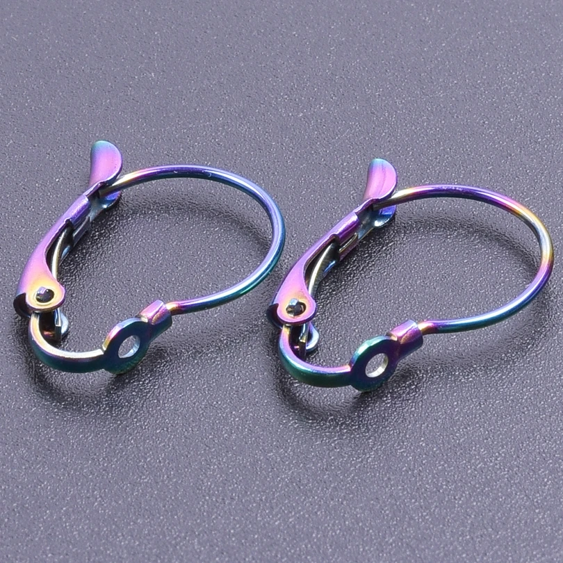 20pcs New Ear Hook Findings Earrings Clasps Hoop Earrings For DIY Jewelry Stainless Steel Earrings Making Supplies Accessories