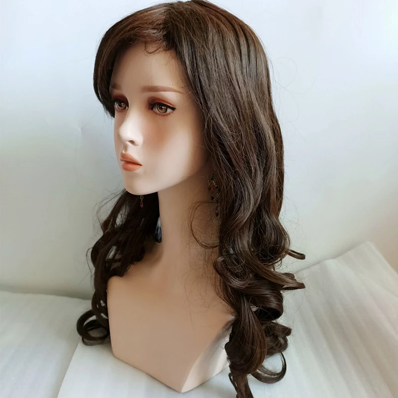 Fiberglas Female Mannequin Dummy Head Manikin Doll Head Model for Wig Hat Jewelry Display