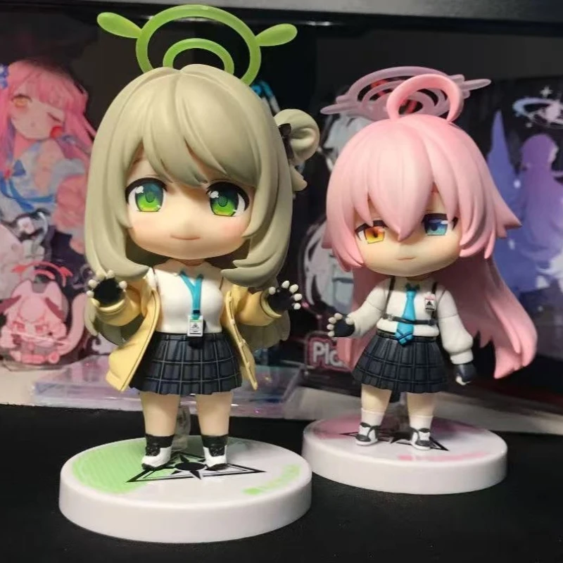 Figur Aksi Anime Blue Archive Anime Rikuhachima Aru Hayase Yuka Ajitani Hifumi Model PVC Boneka Figurine Mainan Ulang Tahun Natal