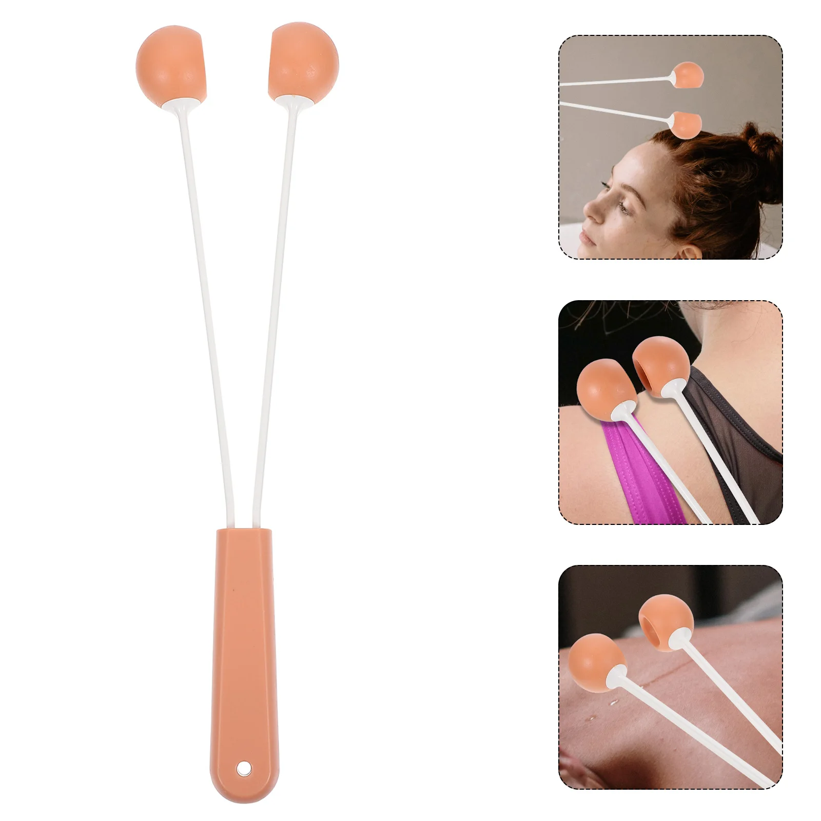 

Massage Knocking Hammer Handheld Body Massager Plastic Knocking Hammer Lightweight Portable Back Therapy Tool for Whole Body