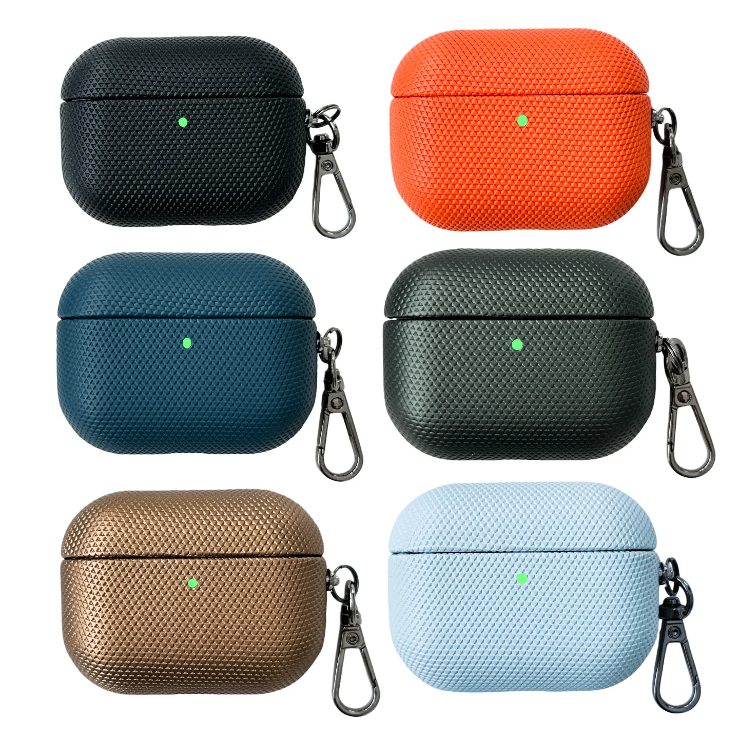 Diamond Leather Case For Airpods 5 4 3 2/1 Pro 3 Pro2 Case Luxury Artificial Leather All Inclusive Case