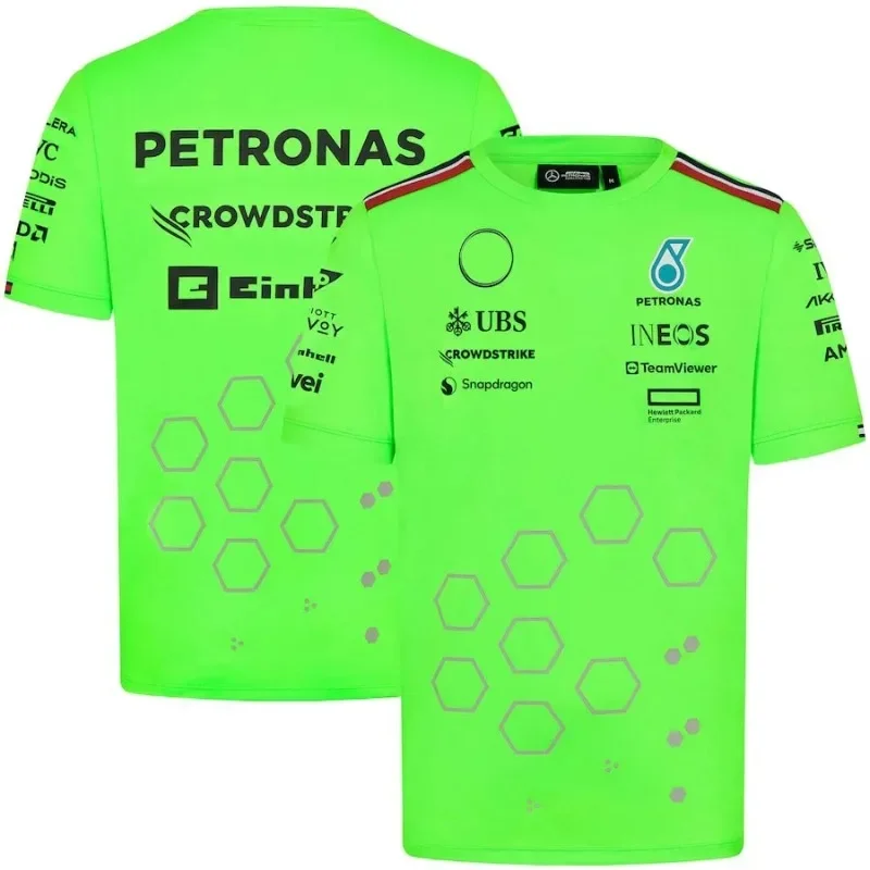 F1 Racing Racing Kids T-shirt Jersey Sports Short Sleeve Boys T-shirt Children Tops Fashion Petronas Joint Team Tshirts Boy Tees