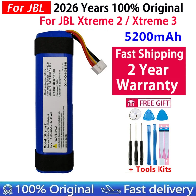 

Аккумулятор 5200 мАч для беспроводной Bluetooth-колонки JBL Xtreme 2/3, быстрая доставка + инструмент