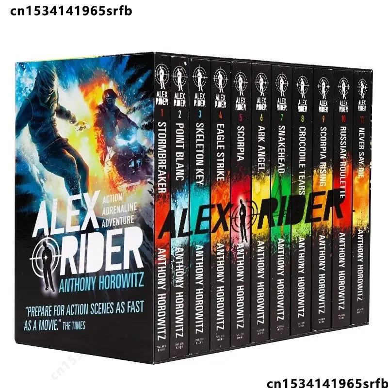 

11 Books English Novel AlexRiderTheBookCollection English Books for Children The Complete Alex Rider Anniversary Collection