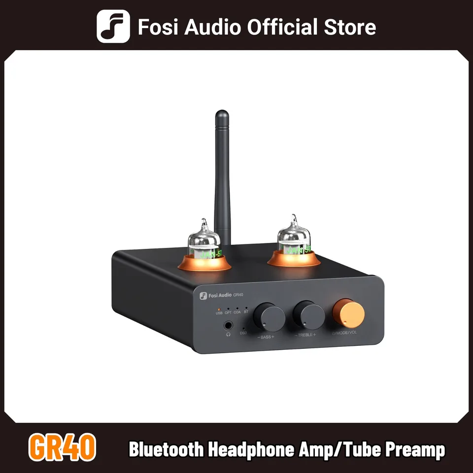 Fosi Audio GR40 ブルートゥース USB DAC ヘッドホンアンプ