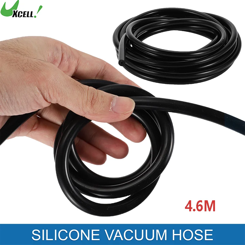 UXCELL Siliconen Vacuümslang Slang 2/3/4/5/6/8/10/12/14/16/18/20mm IDx4.6M Universele Hoge Druk voor Auto Accessoires