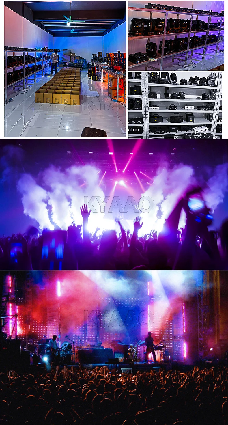 RGB Vollfarbige Animations-Laserbeleuchtung Bluetooth APP DMX512 DJ Bar Club Konzert Bühnen-Projektor 3W 5W – Detail 18