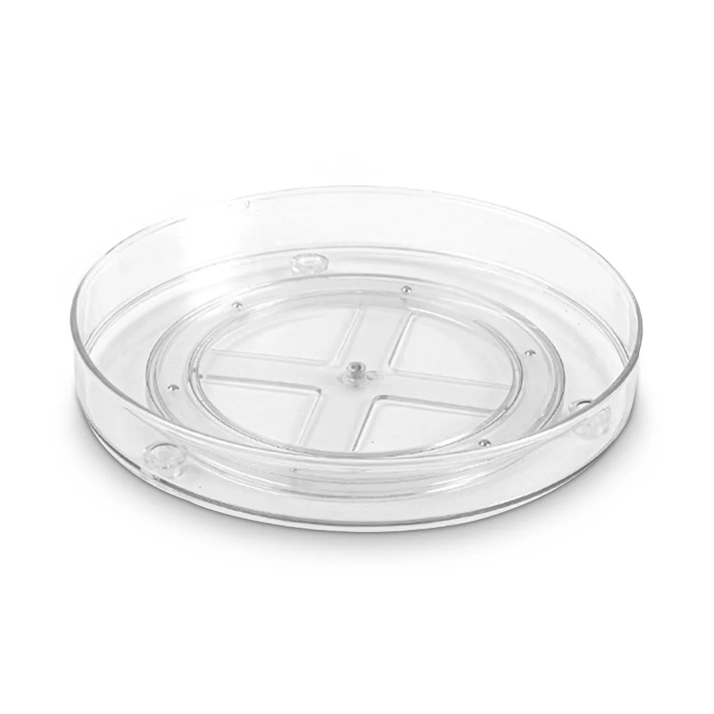 

Kitchen Spice Turntable Storage Rack 360 Degrees Rotating Pepper Seasoning Organizer Cosmetic Pantry Home Supplies