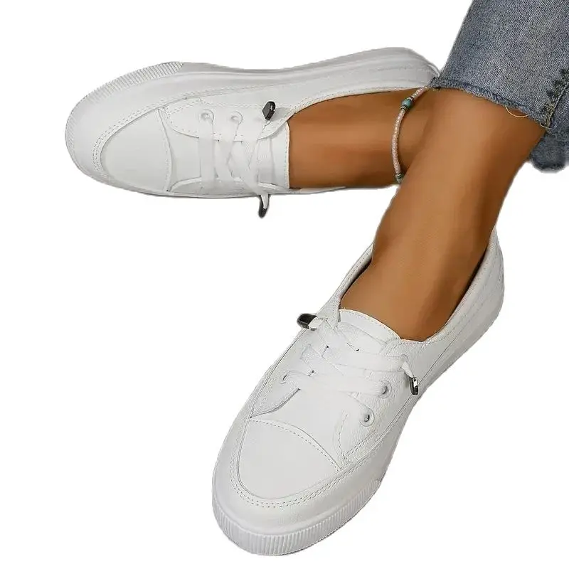 

Весенне-летняя модная новая дышащая повседневная и удобная прогулочная обувь на плоской подошве с круглым носком, кроссовки Zapatos De Mujer