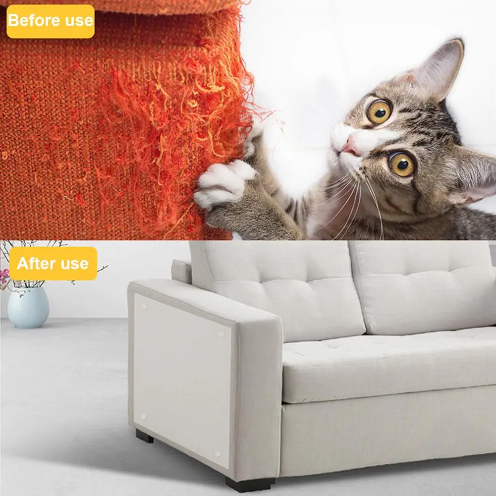 Furniture Shield Against Cat Scratches Cat Couch Protector Transparent Tape Anti-scratch Furniture Guard for Sofa Bed