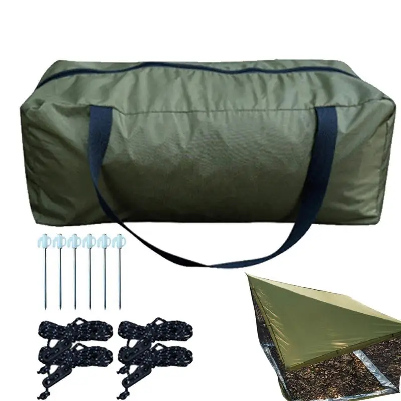 Camping Canopy Hub Tent Camping Canopy Patio BBQ Canopy Tent Multi-Functional Camping Sun Shelter For Picnic Family Outings