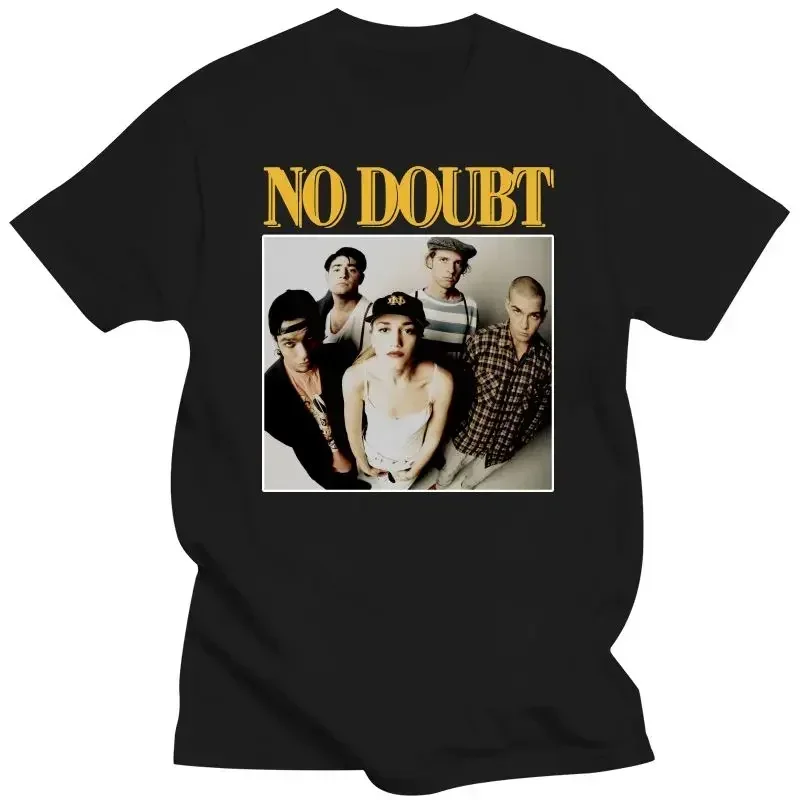 Crewneck Unisex Black White Gift Tee New No Doubt Shirt GWEN STEFANI 80S 90S RnB Hip Hop Vintage Throwback Music T Shirt