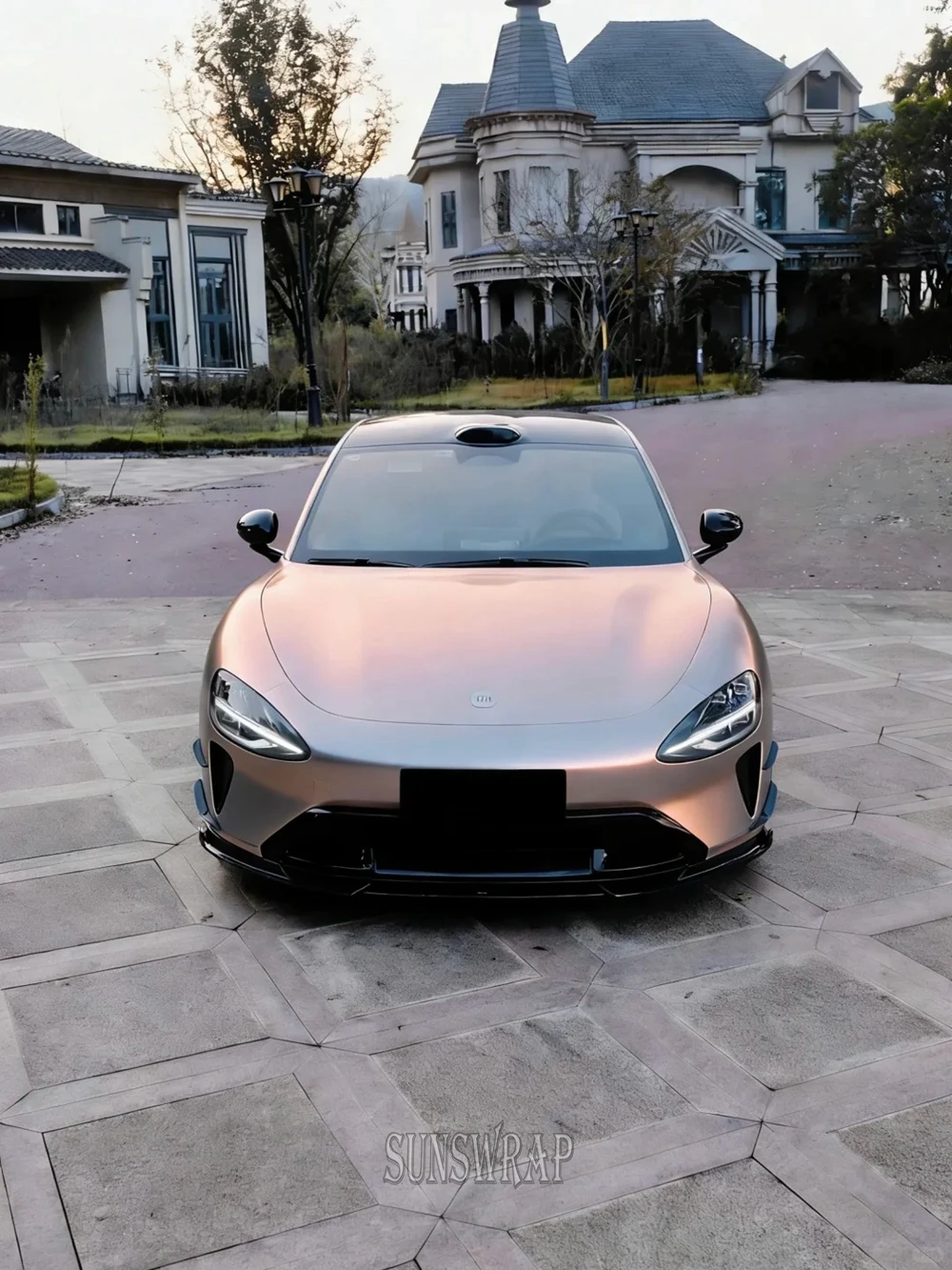Tech Gray Orange Chameleon Car Wrap Vinyl Anti-Yellowing Vehicle Film for Auto Styling PET Automotive Wrap Long Lasting Exterior