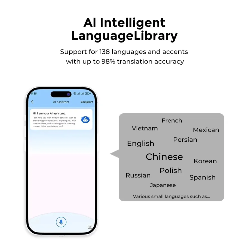 الترجمة AI النظارات الذكية 144 لغة HIFI صوت ستيريو بلوتوث نظارات سماعات بلوتوث 5.4 AI في الوقت الحقيقي النظارات الشمسية #5