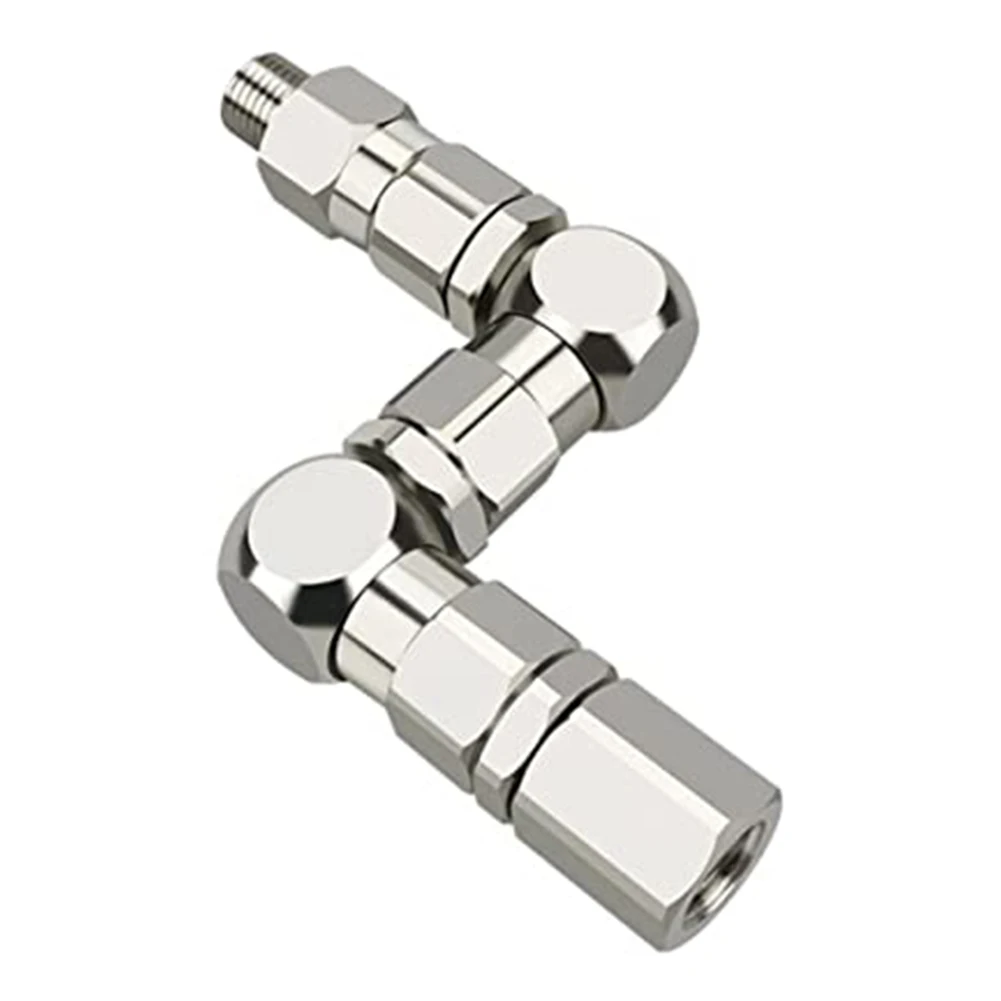 

ZType 360 Degree Swivel Joint for Airless Paint Sprayers 6500 PSI Capacity with Stainless Steel and Quick Connect Design
