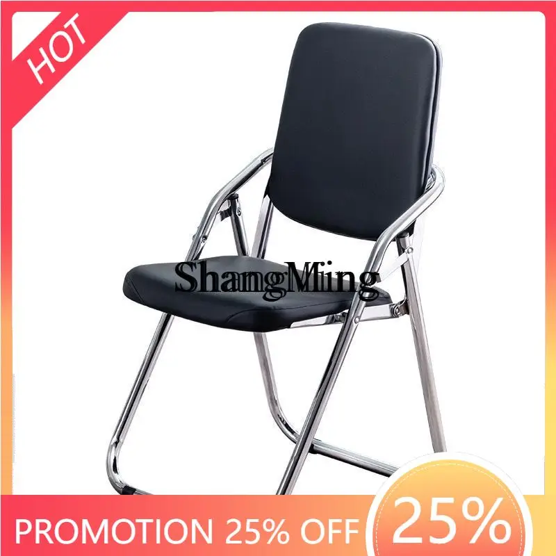 ZYY Delicate Premium good-looking Household Simple Conference Stool Back Chair Portable Leisure Training Computer Chair