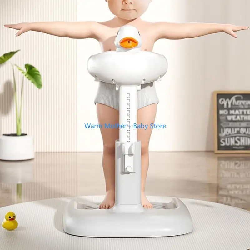 Estante baño pie para bebé dibujos animados con Base antideslizante, soporte ducha con forma pato encantador