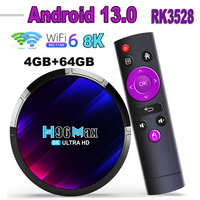 H96 MAX RK3528 Android 13 TV Box 2.4G 5G Wifi6 BT 64G 32G 16G