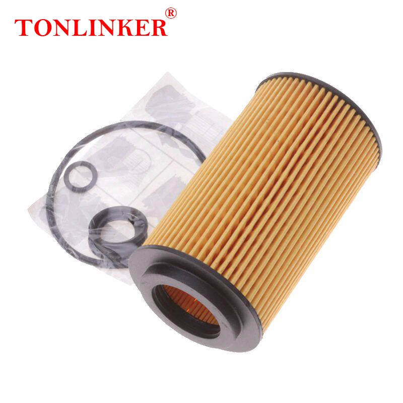 TONLINKER-filtro de aceite A6511800109 para Mercedes Benz Clase E W212 S212 2009-2016 E220 E250 CDI BlueTE E300, accesorios híbridos para coche