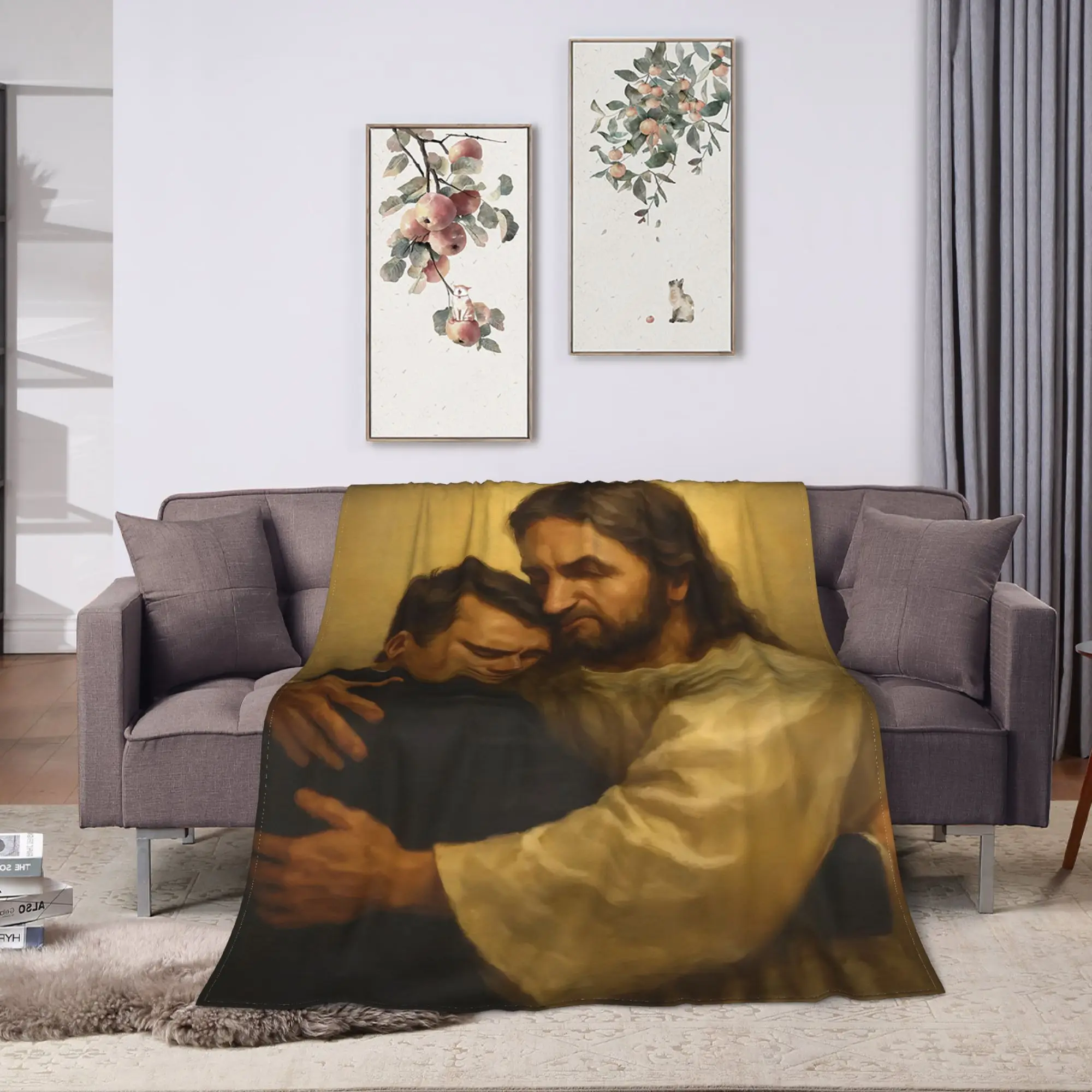 Charlie Kirk Angelic Advocate Blanket  Picnic Flannel Throw Blanket For Home Decor Warm Design Quality Bedspread Gift Idea